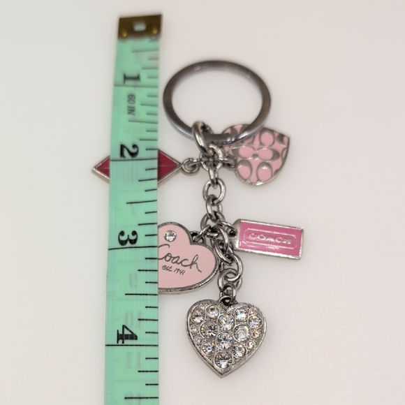 Vintage Y2K Coach Heart & Lips Charm Keychain or Bag charm Very Good Condition - Picture 6 of 7